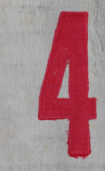 Number four digit