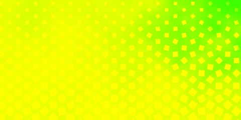 Light Green, Yellow vector texture in rectangular style. Colorful illustration with gradient rectangles and squares. Pattern for commercials, ads.