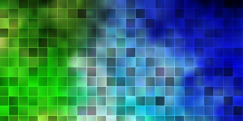 Light Blue, Green vector template with rectangles.