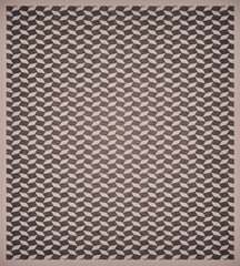 Fragment of multicolored fabric for decoration. The texture of carpet for use in graphic and architectural project. Pattern of fabric for background. 3D illustration.