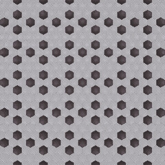 Fragment light ceramic tiles for wall and floor decoration. Texture for use in graphic and architectural project. Pattern of ceramic tiles of hexagon shape for background. 3D illustration.
