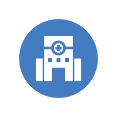 hospital icon vector illustration for website and graphic design