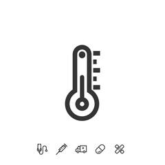 thermometer icon vector illustration for website and graphic design