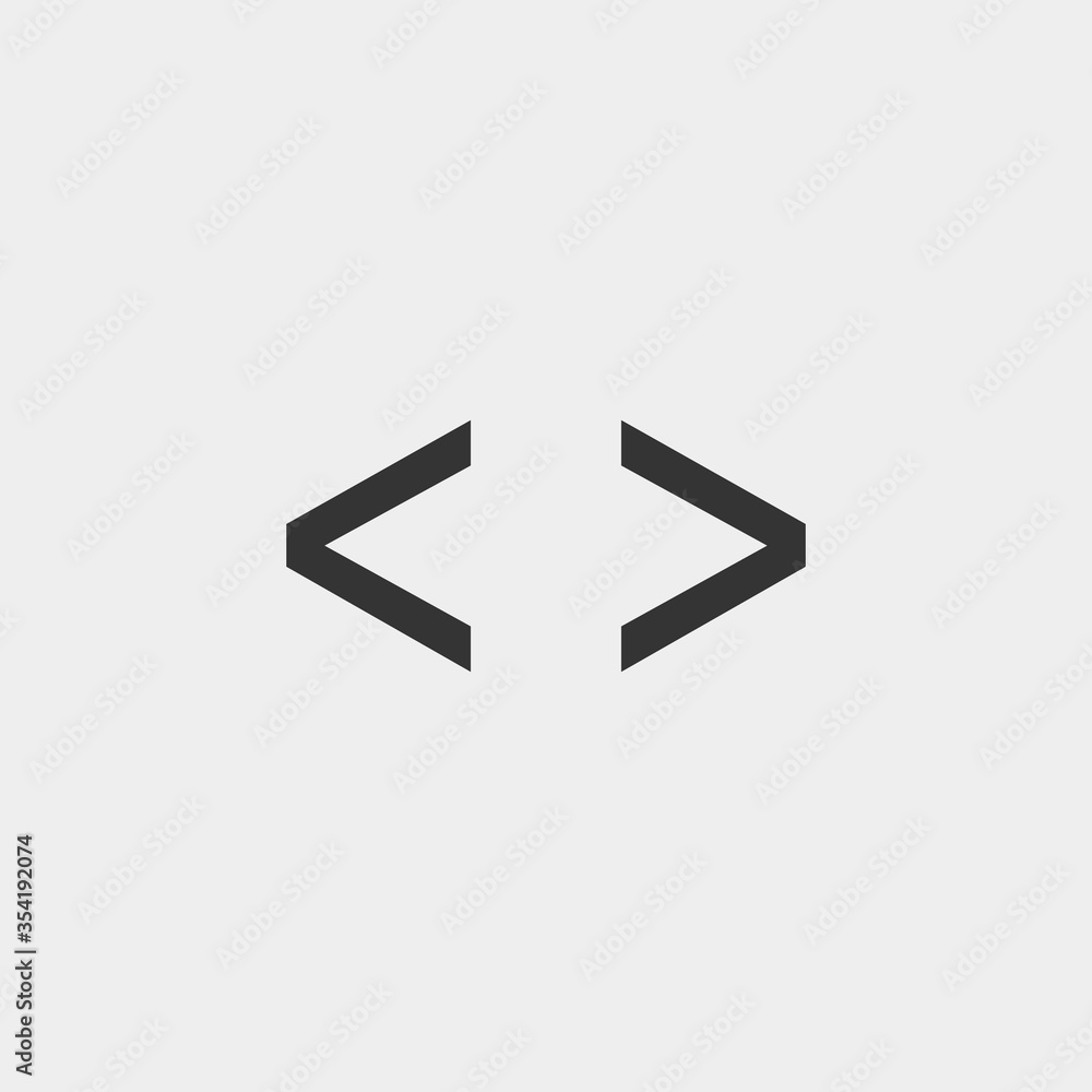 Aufkleber programming icon vector illustration for website and graphic design