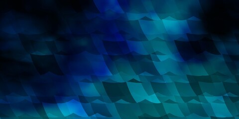 Dark BLUE vector backdrop with hexagons.