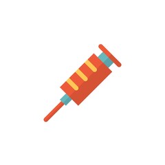 syringe injection icon vector illustration for website and graphic design
