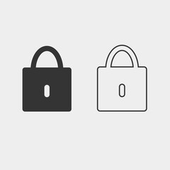 security lockpad icon vector illustration for website and graphic design