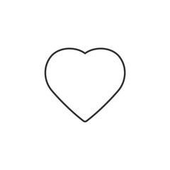 heart icon vector illustration for website and graphic design