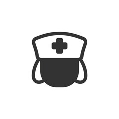 nurse icon vector illustration for website and graphic design