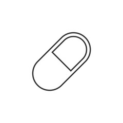pill medicine icon vector illustration for website and graphic design