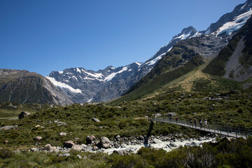 summer afternoon at the Hooker valley