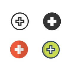 medical sign icon vector illustration for website and graphic design