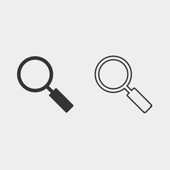 search icon vector illustration for website and graphic design