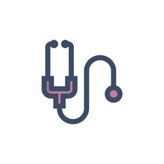 stethoscope icon vector illustration for website and graphic design