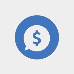 business talk icon vector illustration for website and graphic design