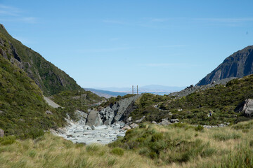 summer afternoon at the Hooker valley