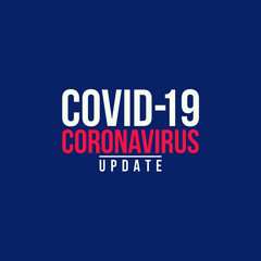 Coronavirus 2019-nCoV. Corona virus poster vector illustration COVID-19