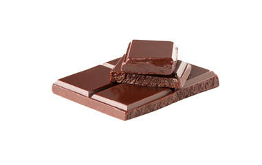 chocolate bar isolated white background collection .Clipping path.