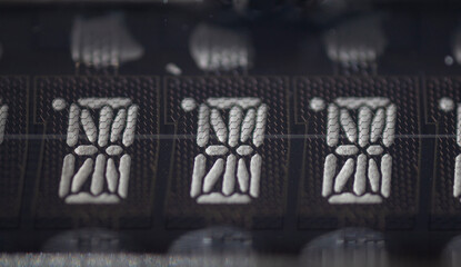 Fluorescent Alphanumeric Display Tube