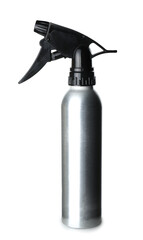 Hair spray on white background