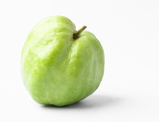 fresh Guava fruit on white 