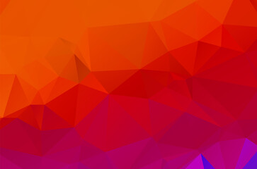 Abstract red geometric background for design