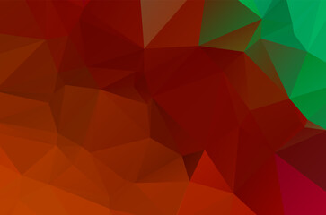 Abstract red geometric background for design