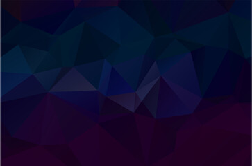 Dark low poly template Glitter abstract illustration with an elegant design esign