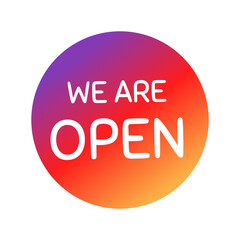 Sign We' re Open Coronavirus