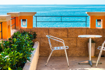 海辺のカフェ