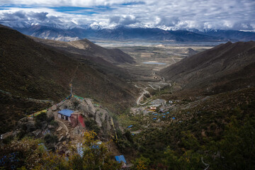 view from the top of the mountain