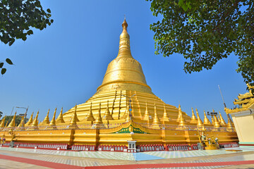 Yangon, Myanmar view of Shwedagon Pagoda.