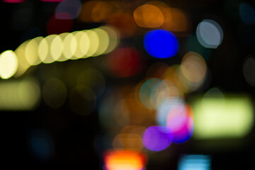 Bokeh color  light textures