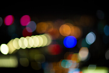 Bokeh color  light textures