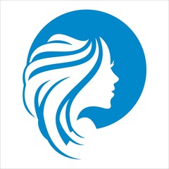 Beauty logo. An elegant logo for beauty, fashion and hairstyle related business. Easy to change color, size and text.