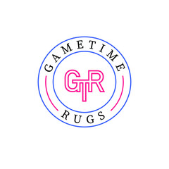 game time rugs vector logo illustration