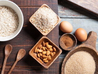 ingredients to make homemade cookies at home
