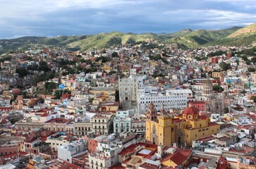 Fototapeta na wymiar View of Guanajuato City