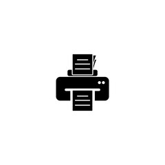 Printer Icon Vector Design Template And Illustration