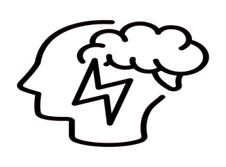 brainstorming icon vector for web and app