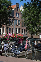 Fototapeta na wymiar Bicycle in amsterdam