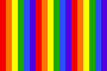 Seamless background Vertical striped rainbow colors illustration, lgbt
