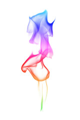 Abstract colorful smoke