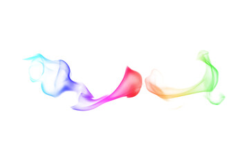 Abstract colorful smoke