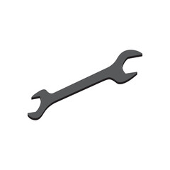 Wrench graphic design template vector isolated