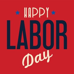 Labor day poster