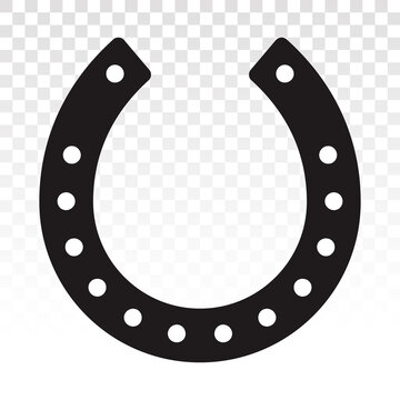 recommend clip art: Horseshoe / horse shoe flat vector icon for apps and websites