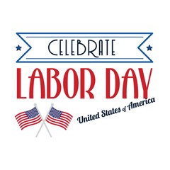Obraz premium Labor day poster