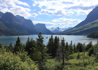 lake in the mountains