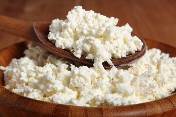 Bowl of cottage cheese